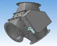 Клапан регулирующий с электрическим приводом модели FK 300 45-45