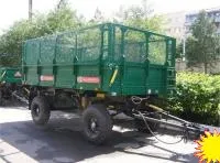 Прицеп тракторный специальный 2ПТС-6,5 (надставные сетчатые борты)