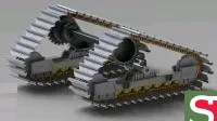 Ход гусеничный стальной BERCO HT800R7