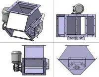 Клапан перекидной двухходовой симметричный лепестковый SLK2X45X000